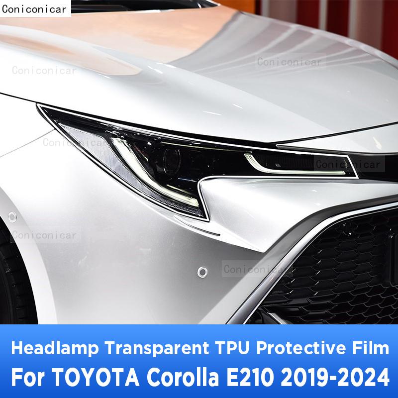 Car Headlight Protection Transparent Anti-Scratch Protective Film TPU Stickers For TOYOTA COROLLA E210 -2024 Accessories