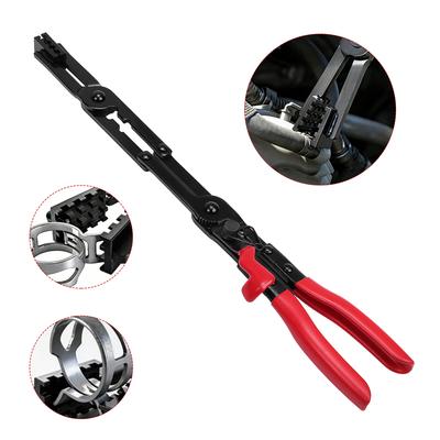 Universal Adjustable Clamp Tool for Automotive Hose Pipes Reach Hose Clamp Pliers Set Fuel Oil Water Hose Auto Repair Tools