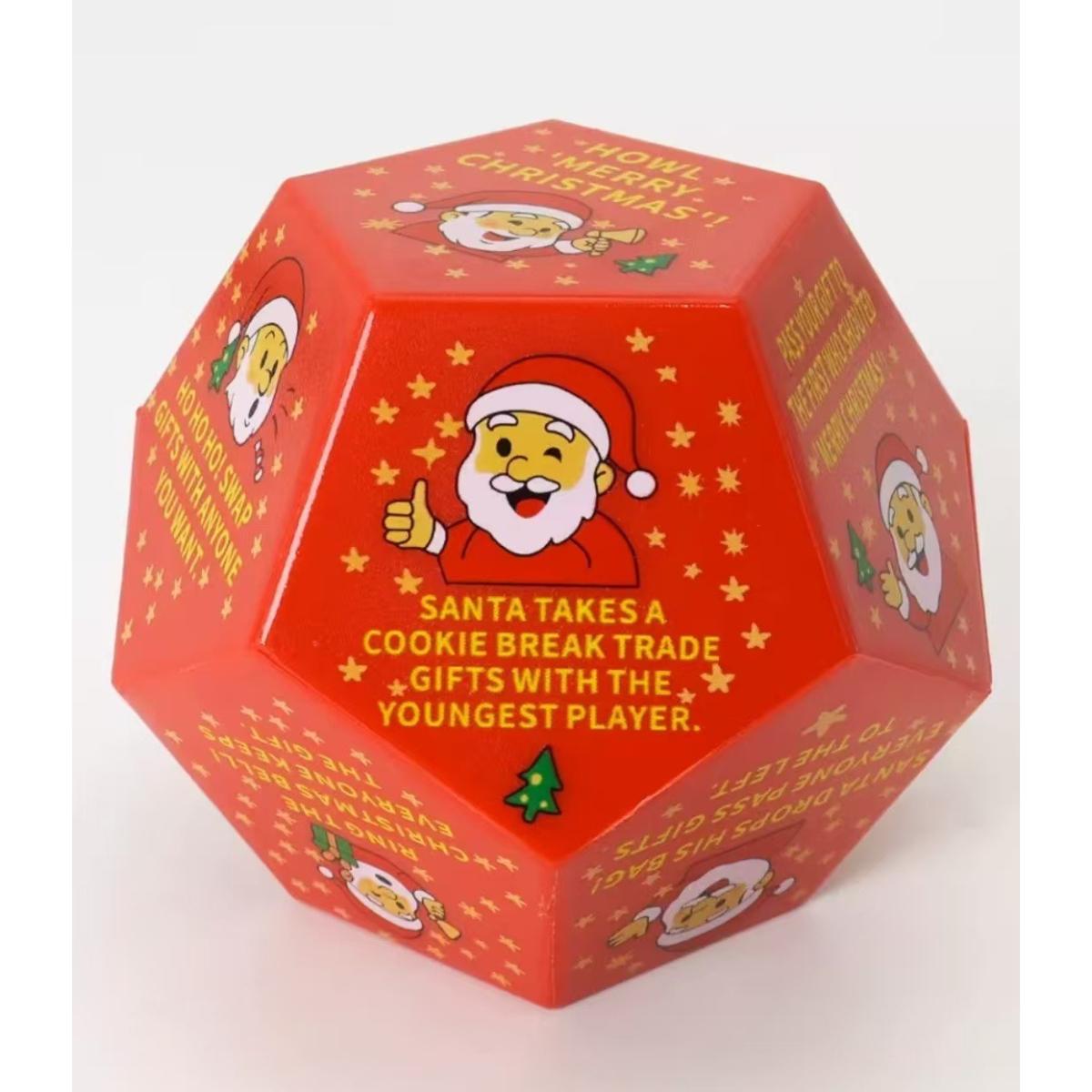 

Уморительная игра в кости для вечеринки по обмену рождественскими подарками, игра в кости для обмена рождественскими подарками для праздничных вечеринок красный