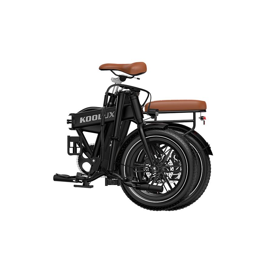 Folding City Electric Bike KOOLUX X10 Adult Commuting Electric Bicycle 36V13Ah Battery 16 Inch Tires 50-65KM Range 350W 120KG Load E-Bike