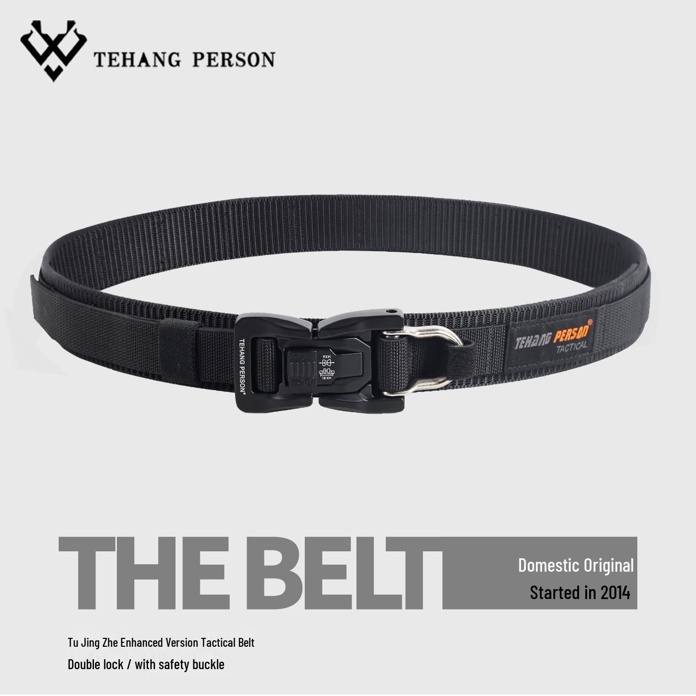 

Quick Release Tactical Nylon Belt with Buckle for Outdoor and Commuting Activities M Adjustable Waist 27-31 inches; Belt Size 34-42