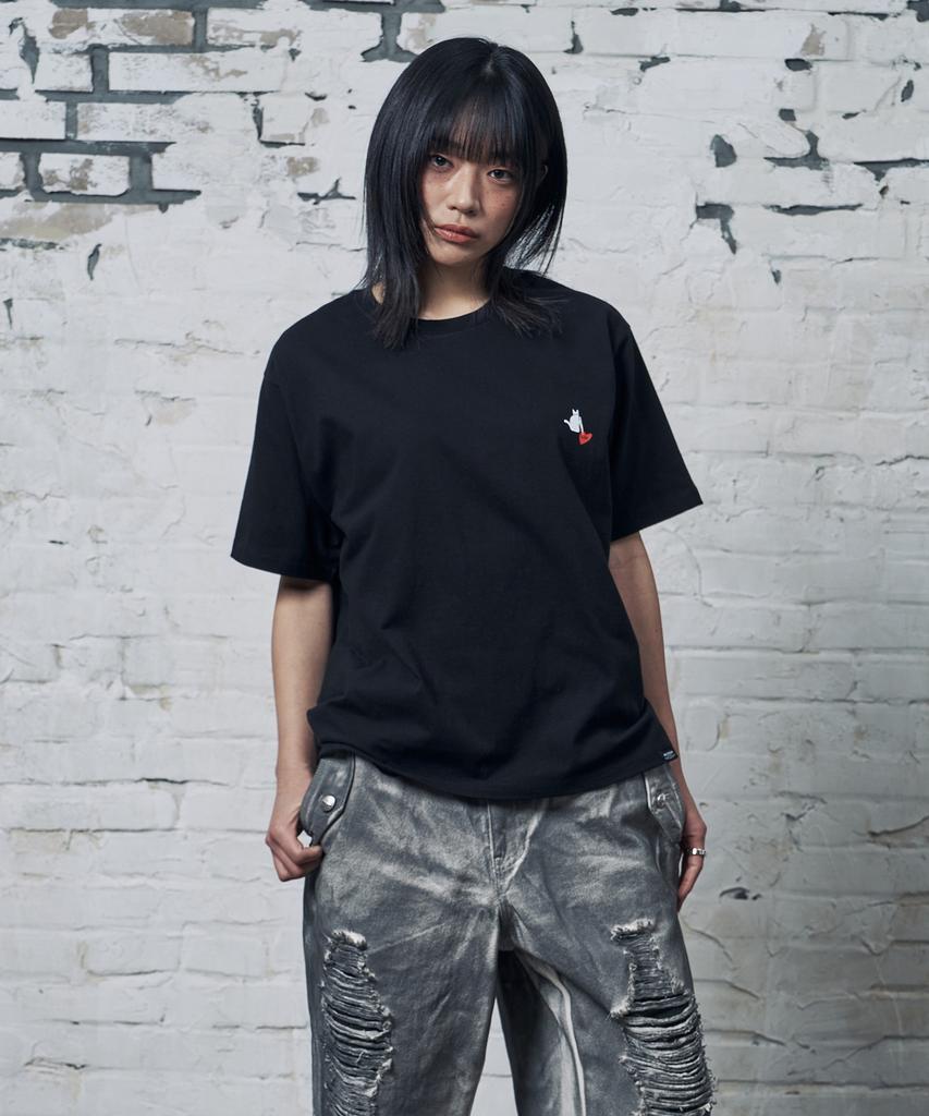 Peideu Pd Cats Short Sleeve T-Shirt Black