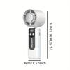 199-speed High-speed Handheld Fan Digital Display Air Conditioner Fan New Portable Fan  Outdoor