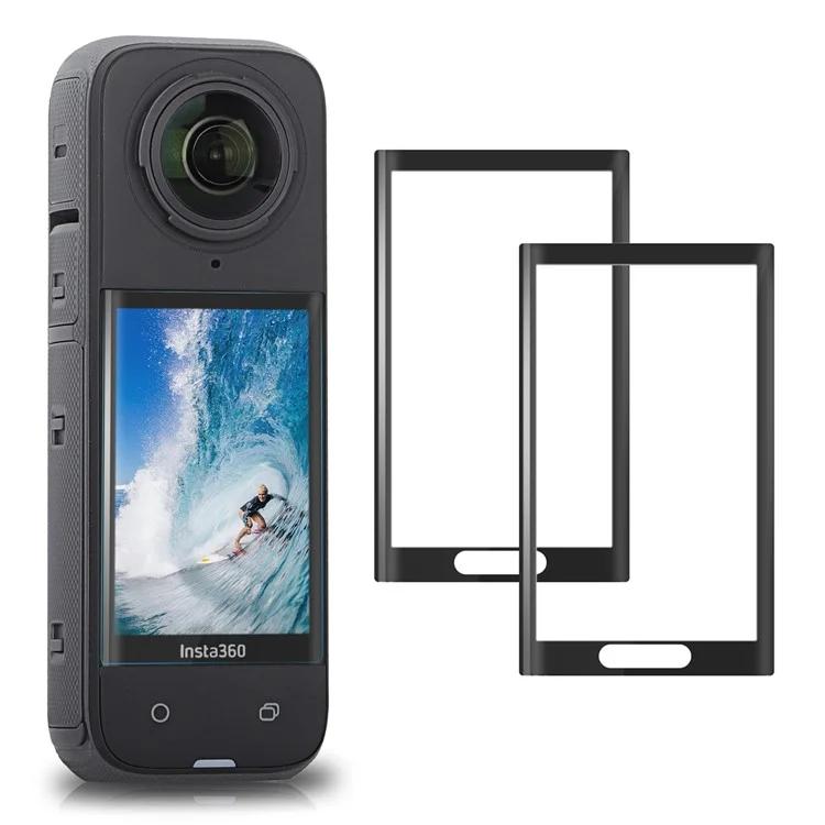 

SUNNYLIFE IST-BHM799 2 Sets Curved Tempered Glass Film for Insta360 X4 Camera Screen Protector