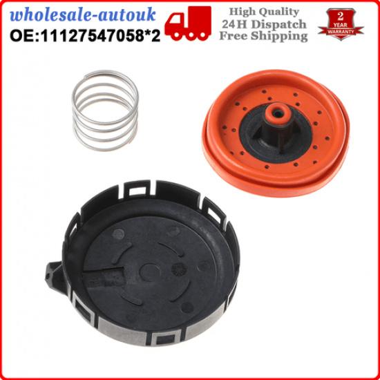 2x PCV VALVE FOR BMW 540i, 545i, 550i, 645Ci, 650Ci, 735i, 740i,745i 11127547058