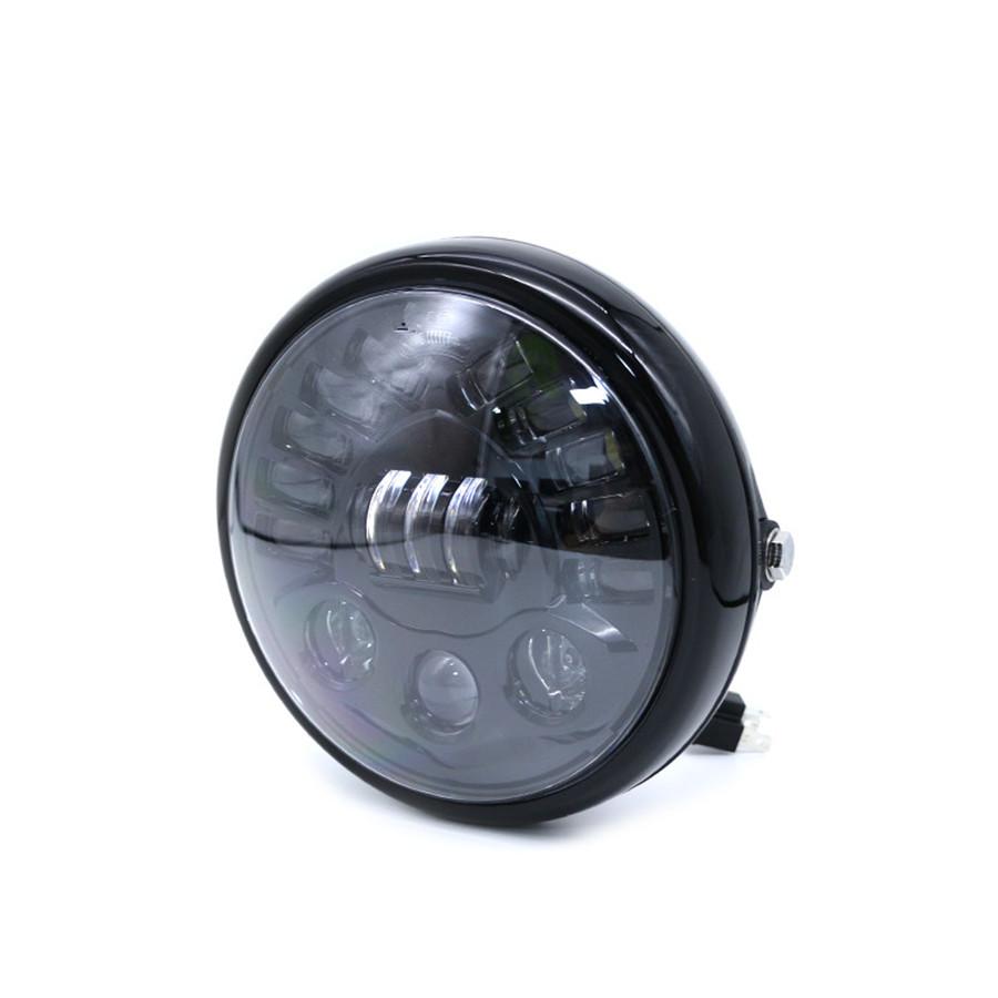 7 Inch Round Led Headlight With Headlight Shell Housing Hi/Lo Beam Projector Motor 7" Round Headlamp