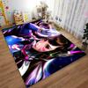 Dynamic Anime Style Female Hero Carpet Suitable for use as an anti-slip game mat for living room and bedroom sofas