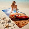 Lightning McQueen Beach Towel Outdoor Camping Beach Towel for Vacation Swim Outdoor Pool Absorbent Bath Towel