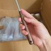 Walnut Handle Stainless Steel Frying Shovel for Home Kitchen Cooking