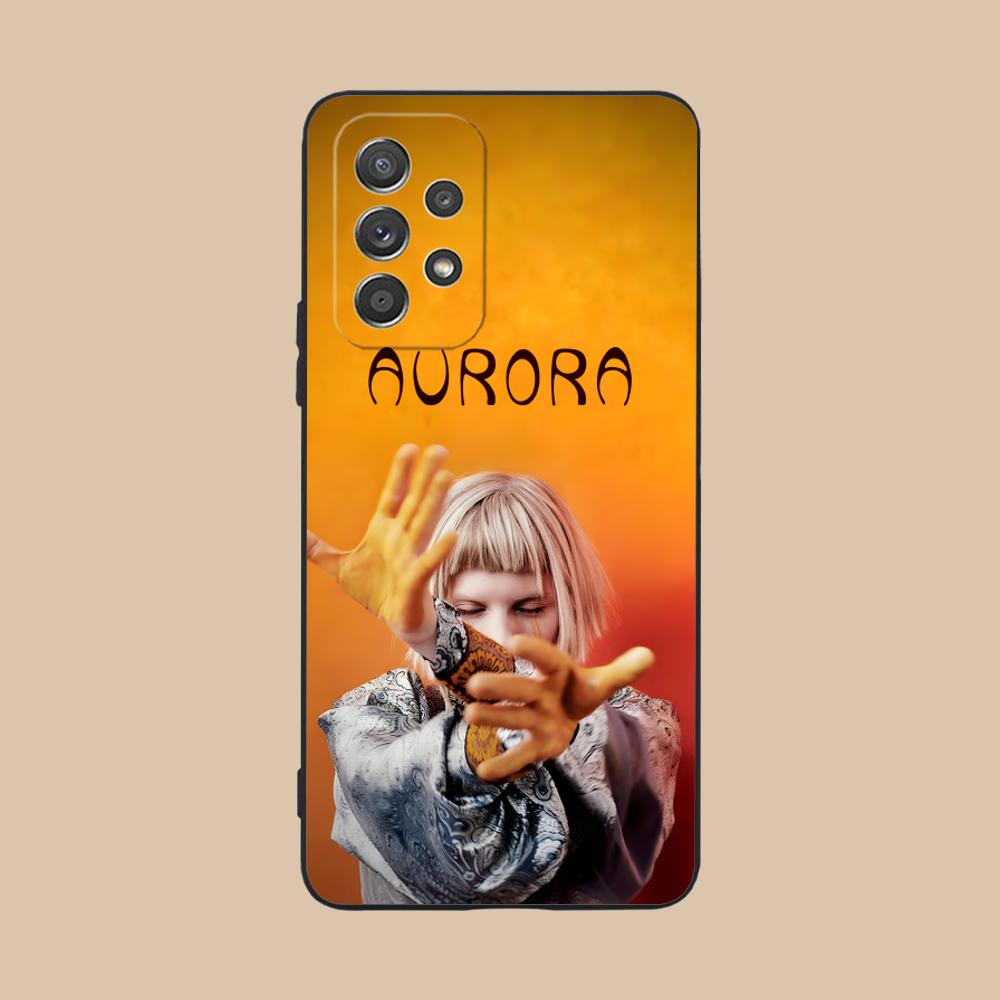 Aurora Aksnes Matte TPU Mobile Phone Case for Samsung Galaxy A56 55 54 53 52 51 36 35 34 23 16 15 5G Colorful Cover
