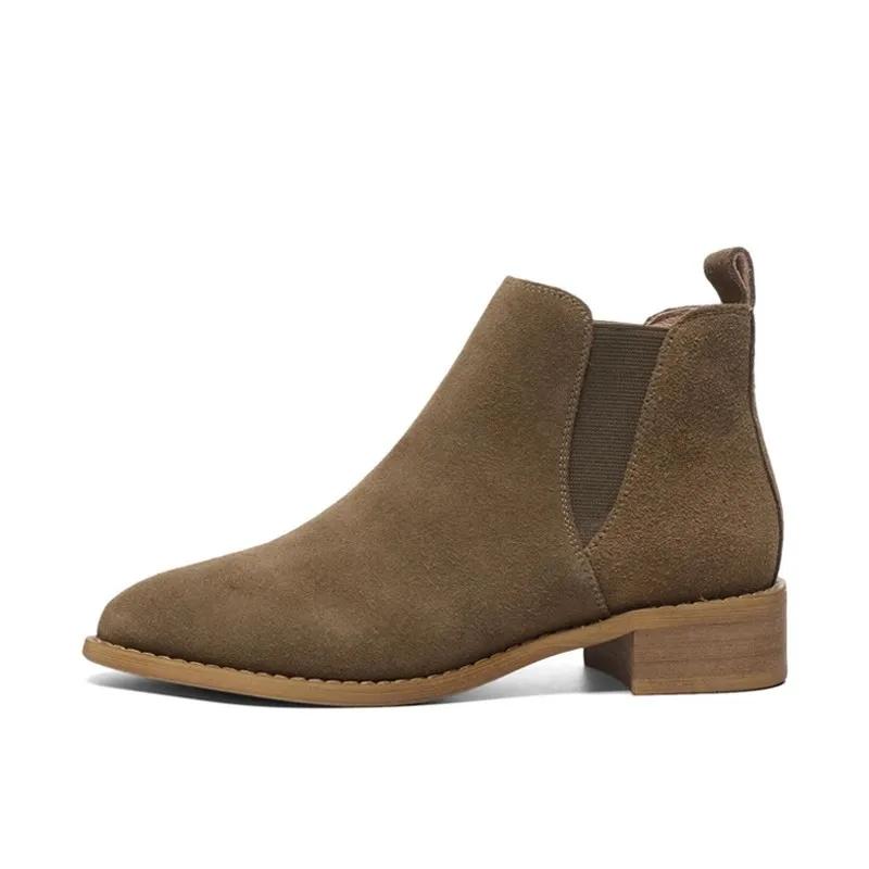 

Fashion European and American Plus Size Women s Boots 2024 New Solid Color Short Tube Side Zipper Comfortable and Simple Women s Boots 43 хаки