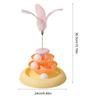 Cats Feather Toy Roll Track Cats Tower Toy Interaction Cats Toy Indoor Toy Boredom Cats Stress Toy