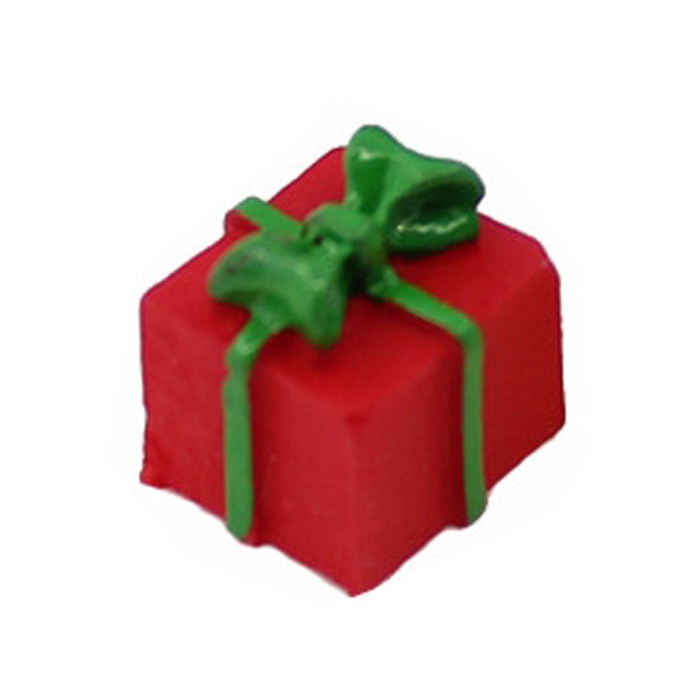 10PCS Cube Resin Gift Box Mini Simulation Gifts Box  Phone Case Decoration