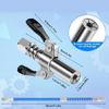 Grease Tool Mouthpiece with Lubricator Connection Nipple Adapter Grease Tool Attachment Flexible Extension Hose Coupler