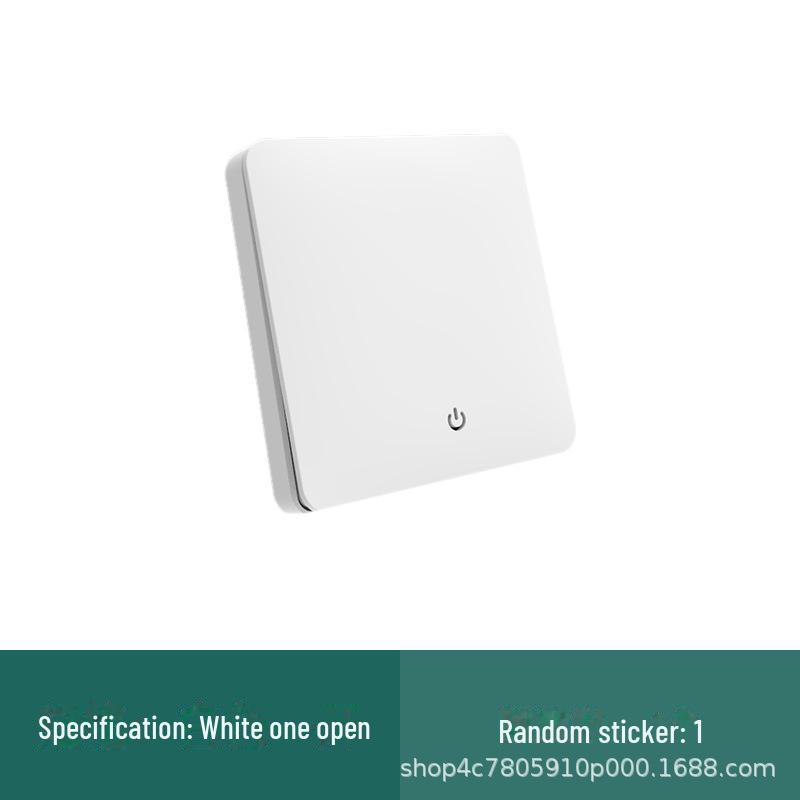 "Panou Comutator Basculant Wireless RF cu Control Dual cu Instalare Fără Lipire"