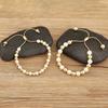 Nidin Classic New Design Copper Pearl Beads Chain Bracelet For Women Girl Fashion Handmade Adjustable Jewelry Accessories Gifts