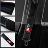 2PCS Car Carbon Fibre Seat Belt Cover Shoulder Pad For Toyota GR Gazoo Racing Toyota Yaris Hilux Corolla Priu Auto Accessories