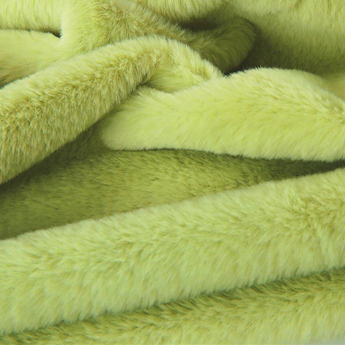 Plain Long Hair Plush Fabric By Meters for Clothes Blankets Coats Sewing High Quality Imitation Rex Rabbit Fur Cloth Soft Silky