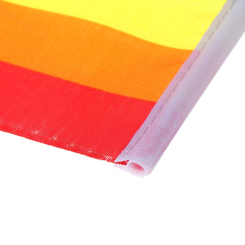 5X Duhová ruční vlajka Mávání Gay Pride Lesba Mír Lgbt Banner Festival