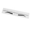 100Pcs Disposable Eyebrow Template Ruler Sticker Adhesive Easy To Use Eyebrow Stencil Microblading Ruler for Home
