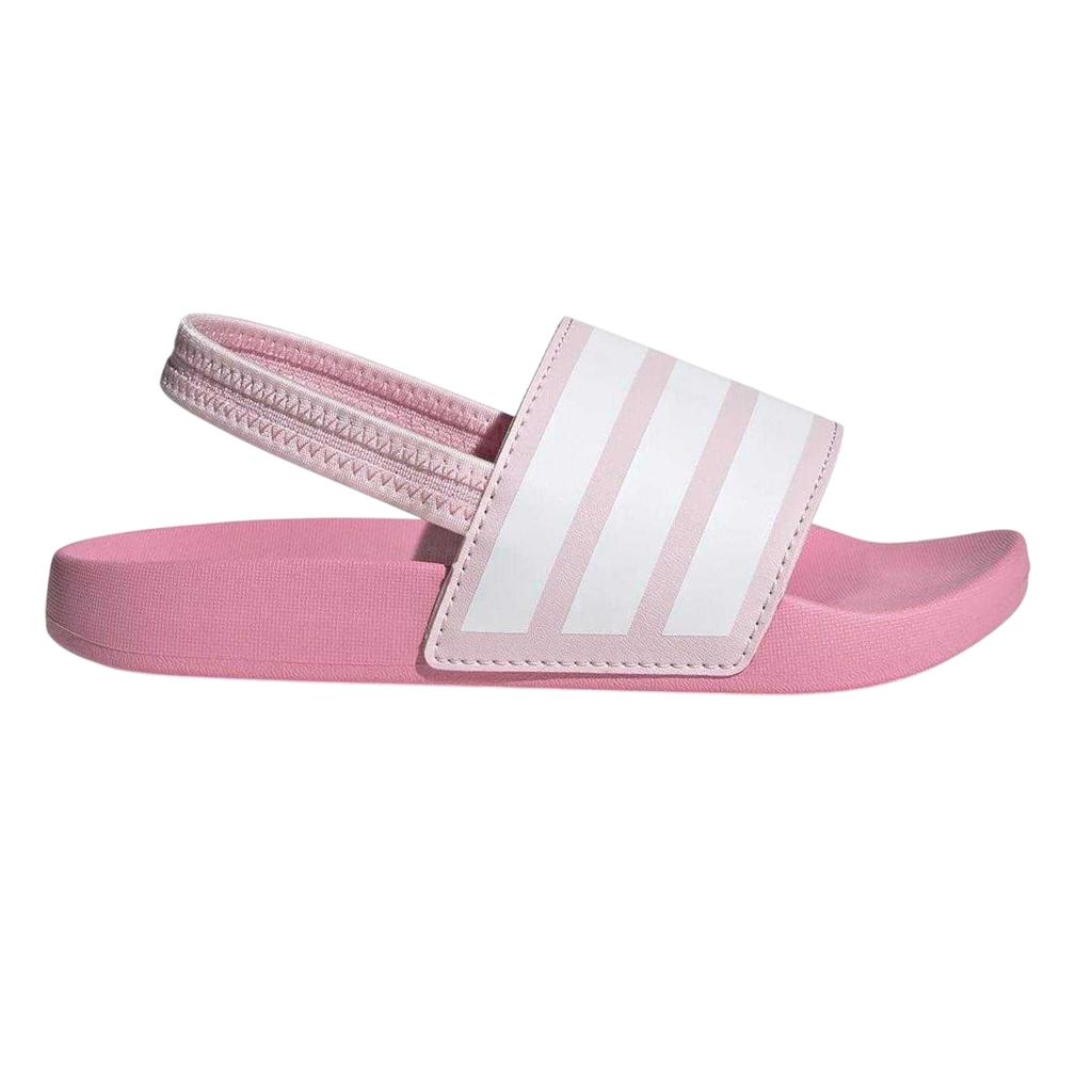adidas Childrens/Kids Adilette 3 Stripes Elastic Slingback Flat Slides