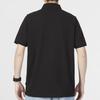 Puma Logo Print Knit Short Sleeve Polo Shirt Men Tops Black 676673-01