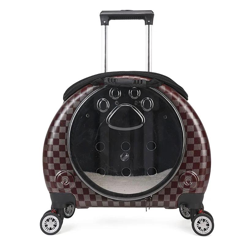 

Transparent Cat Bag Multi-purpose Double Shoulder Cat Carrier Large Capacity Backpack for Cats Portable Outdoors Dog Supplies 44X38X35CM