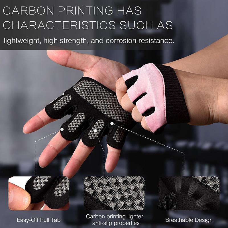 Guanti Esercizi Acquista Guanti Fitness Ciclismo Guanti Mezze Dita Traspiranti Guanti Sportivi Da Esterno Materiale Crossfit - Foto 5