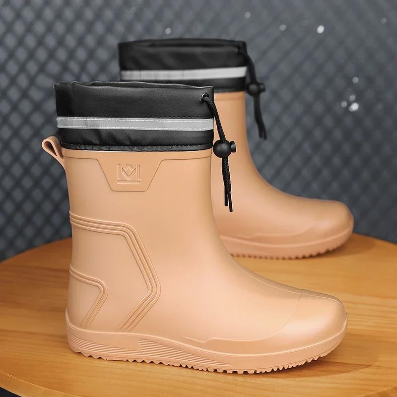 

Мужские резиновые сапоги, нескользящие, износостойкие, поварские туфли, рабочая обувь, обувь для мойки автомобилей, модные, износостойкие, нескользящие, повышенной водонепроницаемости 44 хаки