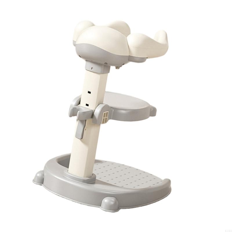 K1MA Infant Standing Bath Platform Ergonomic Structure Safe Nonslip Design Easy Maintenance Foldable Space Efficient