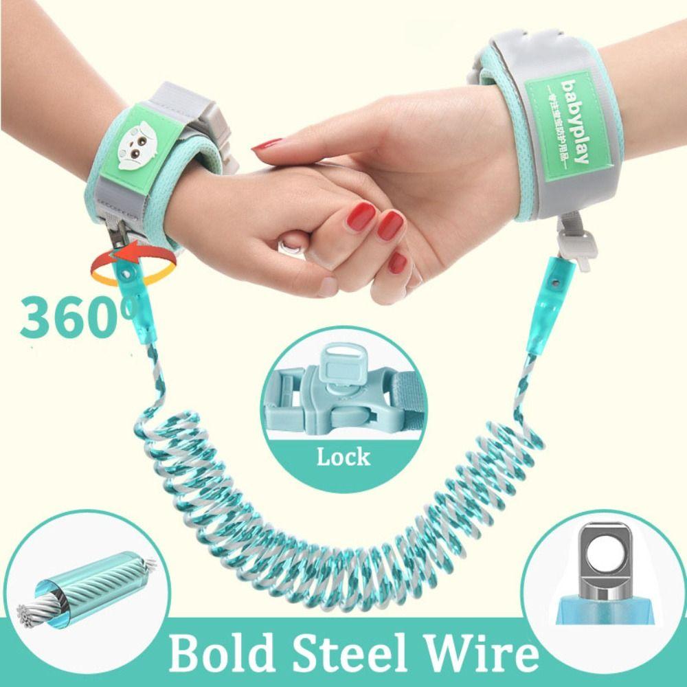Bracelet Baby Link Traction Rope Elastic Children Safety Harness Anti-lost Wrist Link Band  Toddler