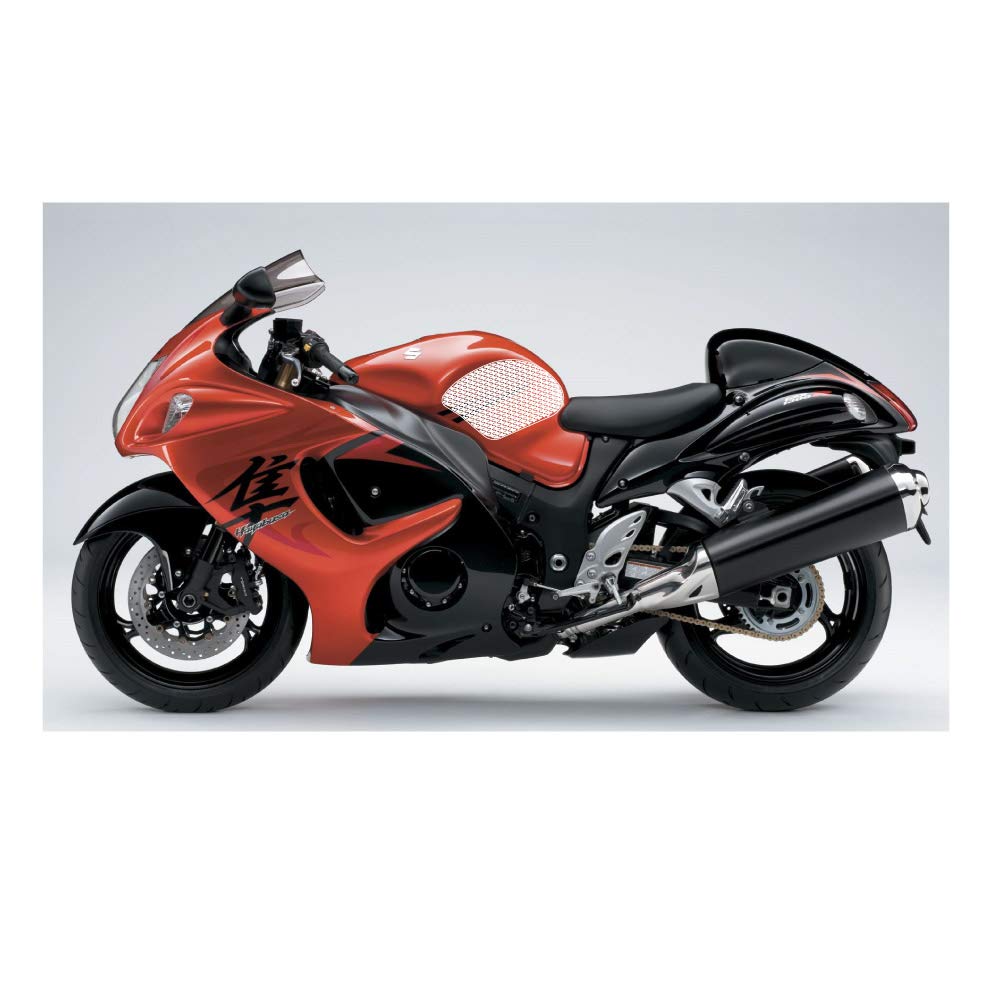 STOMPGRIP Traction Pad Tank Kit for GSX1300R Hayabusa (1999-2017) ICON Clear, Part Number 55-14-0055