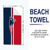 New England Patriots Print Beach Towel, Large Soft Quick Dry Towel for Beach Camping Swimming