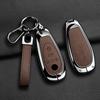 Car Remote Key Case Cover for Morris Garages MG Cyberster Zinc Alloy Leather Fob Protection Shell Auto Keychain Accessories