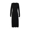 Less 2023 Spring Elegant Long-Sleeve V-Neck Sweater Dress