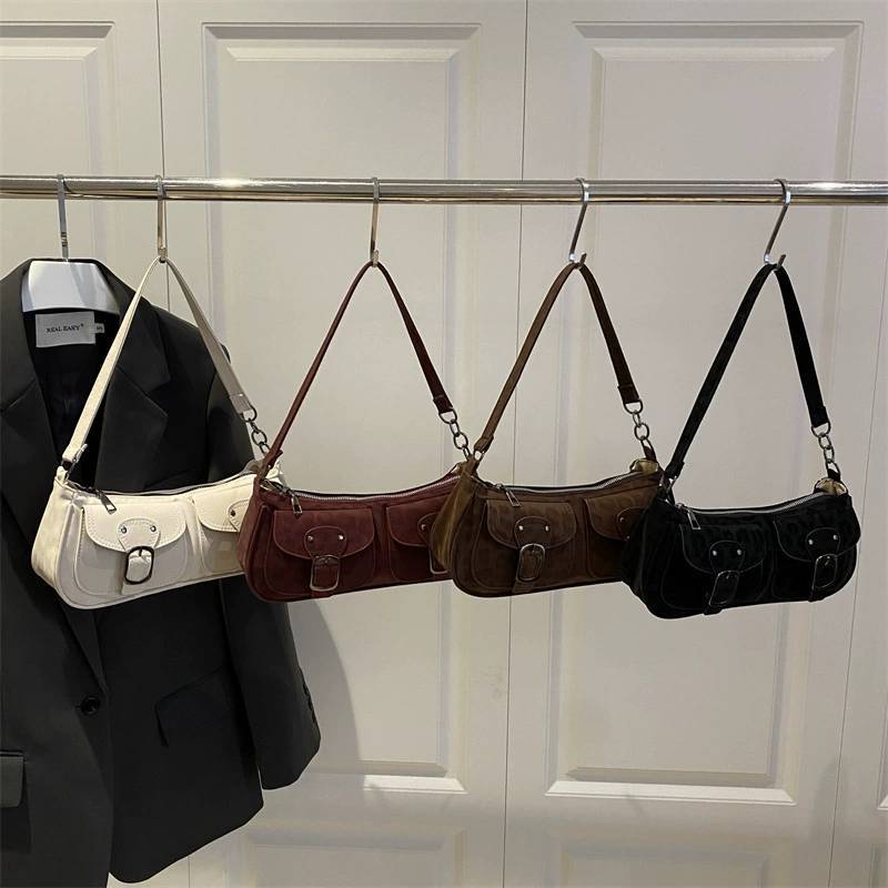 Street Style Crossbody Bag For Women With Zipper Closure And Inner Phone Pocket