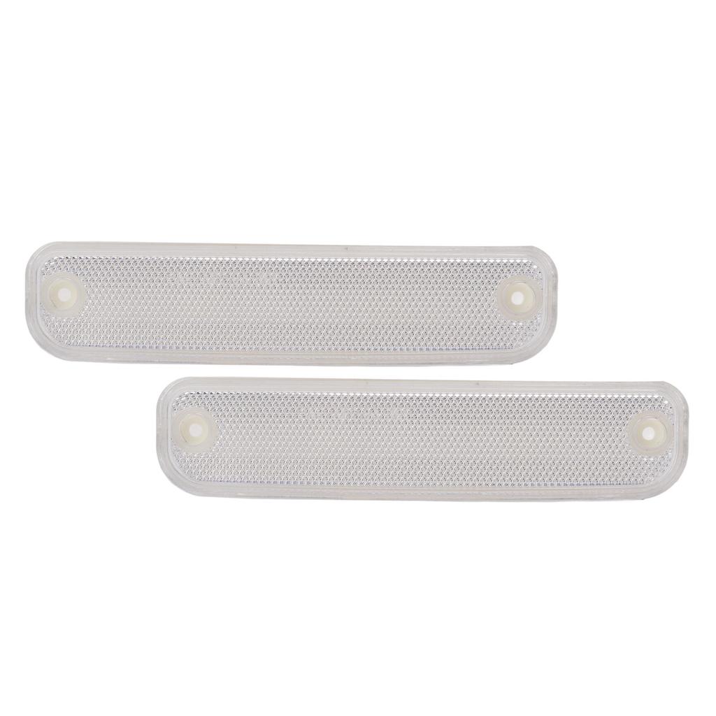 Pair Front Signal Side Marker Light Cover Lens 6270434 Replacement for Pickup Truck 1973‑1980