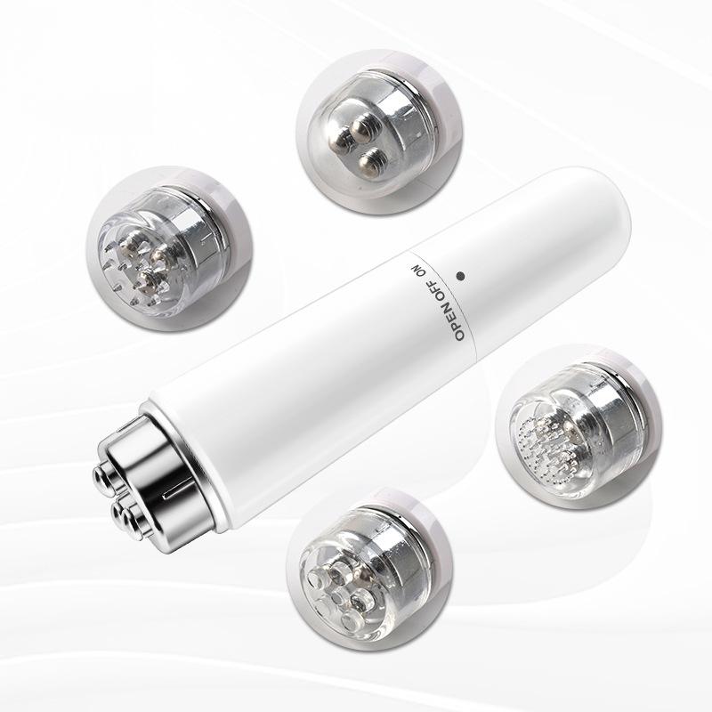 4 In 1 Mini Electric Facial Massager Micro Vibration Eye Beauty Instrument Relax Eye Dark Circles Eye Bags Puffiness Massage