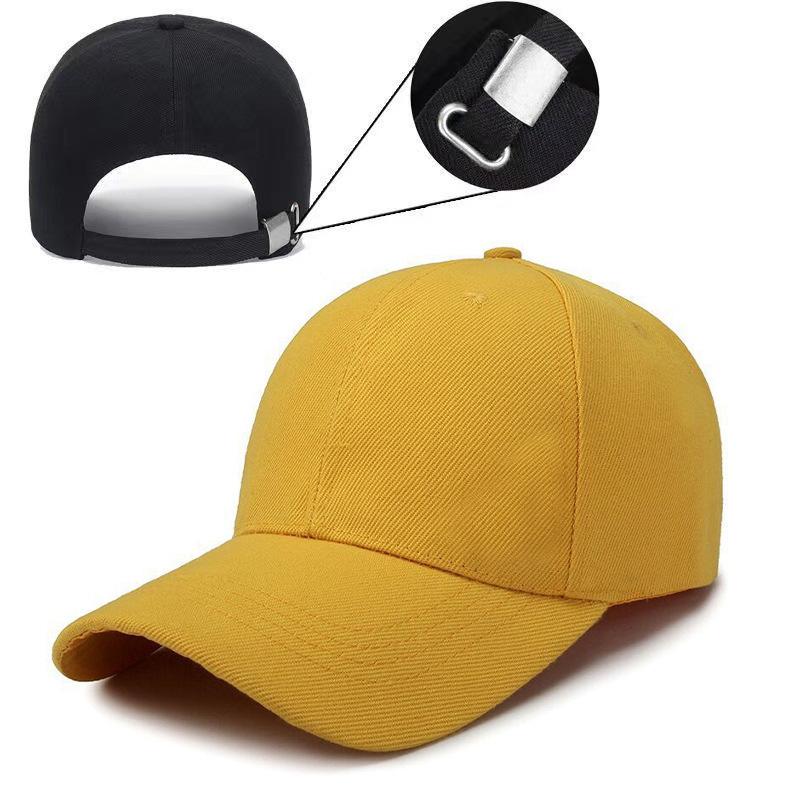 New Solid Color Unprinted Baseball Cap Men's Outdoor Fishing Korean Version Cap Women's Simple Trendy Shade Sun Protection Hat