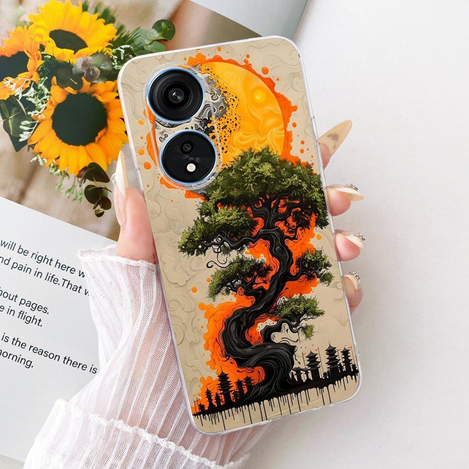 For OPPO Reno8 T 5G CPH2505 / Reno8 T CPH2481 (Reno 8T 4G) Cool Dragon Tiger Pattern Phone Case Soft Silicone TPU Cases