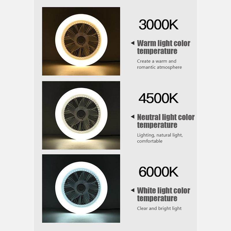 Ceiling Fan Lamp With Aroma Bedroom Living Home Ceiling fan Lamp E27 Screw LED Fan Light Remote Control All-in-one Lamp With fan