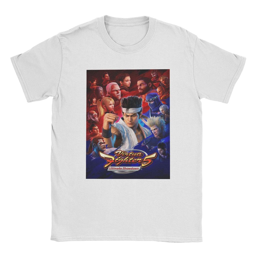 Virtua Fighter 5 Ultimate Showdown T-Shirt Men Fighting Game Novelty Cotton Tees Crewneck Short Sleeve T Shirts Printing Tops