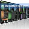 Large Keyboards Mouse Pad Featuring Excels Word Shortcut for Office Software Use and Gaming with Waterproof 400x900x3mm