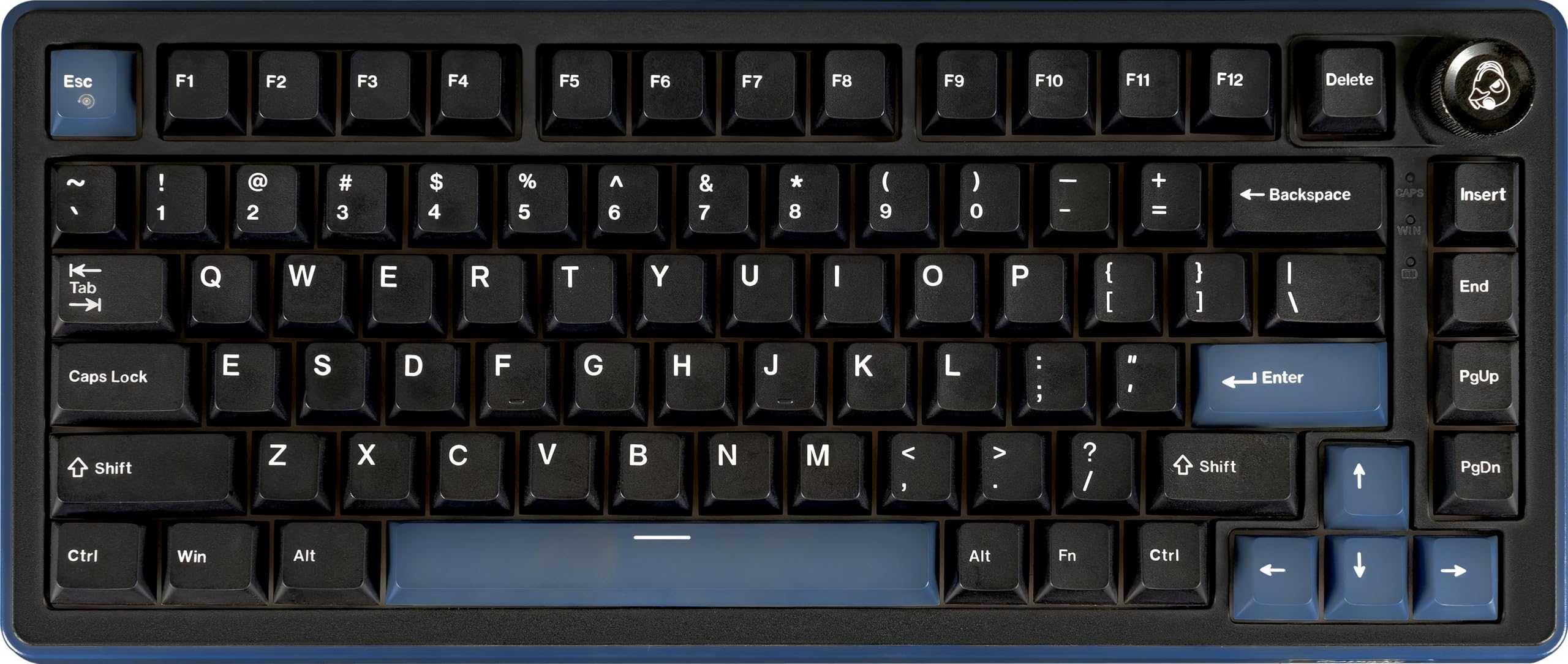 

Ducky Wireless Gaming US KB0930 OK-M 75% Keyboard, Black, Compact, Layout, DKOKM2583-KWUSPDCOCH2