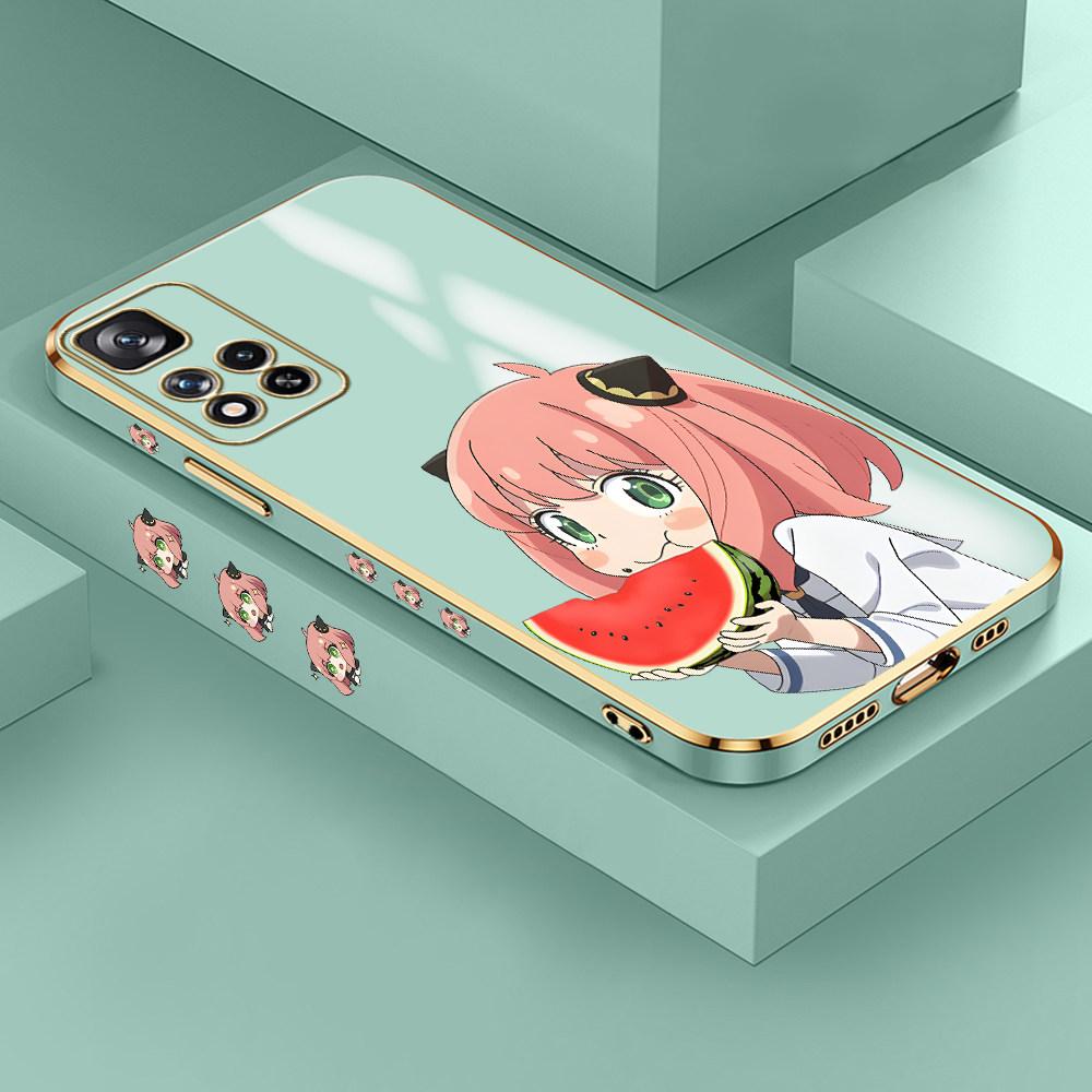 For Redmi Note 13 Pro 12 Pro 12S 11 Pro 11S 10S OPPO A38 A77s A96 Realme C33 C65 OnePlus Soft TPU Full Lens Protect Cute Girl Shockproof Case