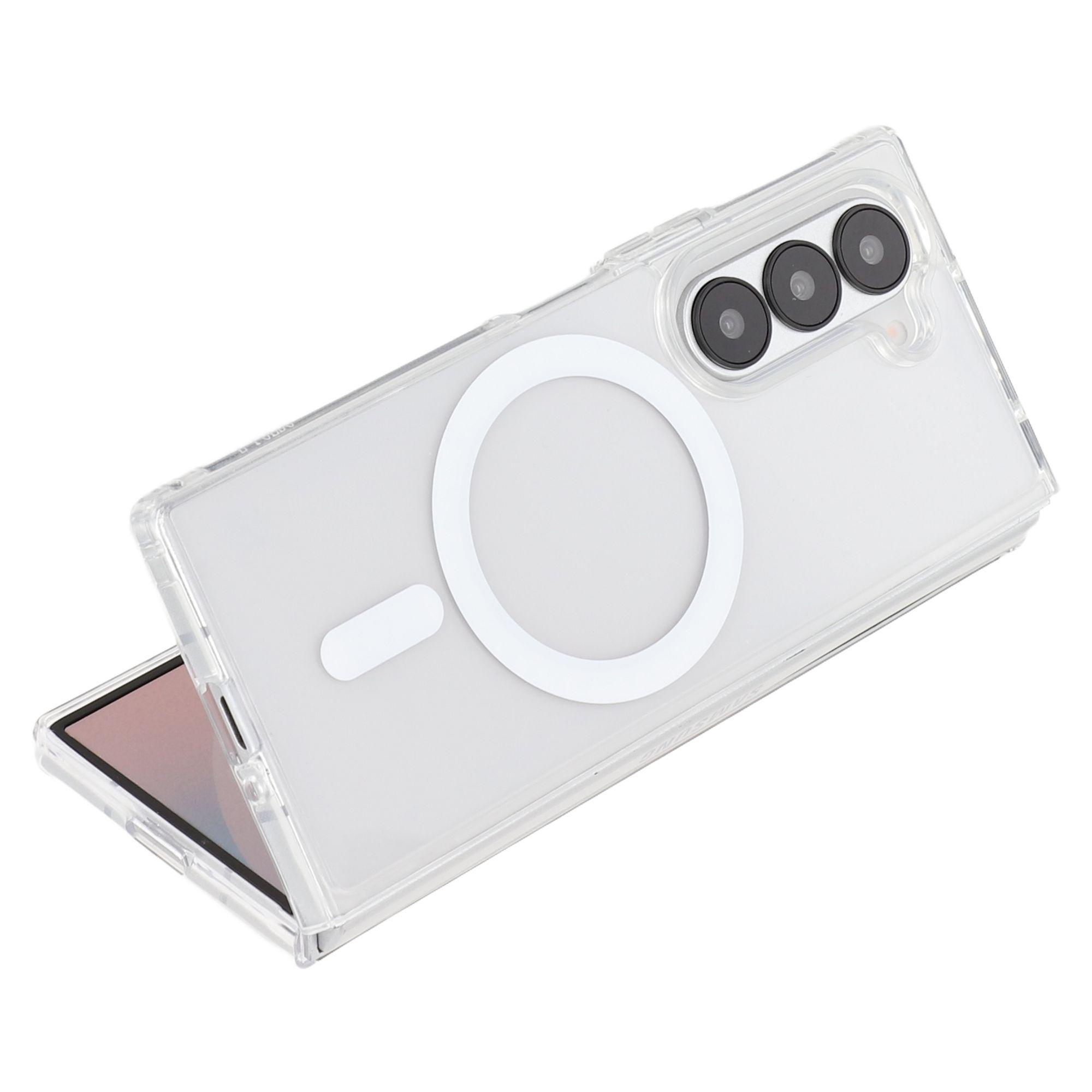 

For Samsung Galaxy Z Fold6 5G Case Compatible with MagSafe TPU+Acrylic Clear Phone Cover Type A