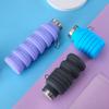 Collapsible Water Bottle Silicone Bottles  Portable Silicone Water Bottle Retractable Folding Bottle Outdoor Travel Tools