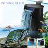 Aquariumfilter 5W Niedriger Wasserstand Reptilienfilter Hängender Wasserfall Kunststoff Reinigung Wasserpumpe Wasserzirkulation Schildkröte