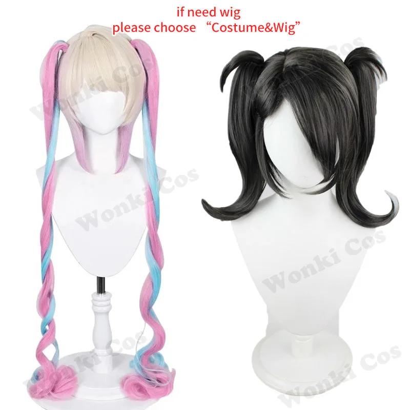 Game Needy Girl Ame Chan Kangel Cosplay Costume Wig Girl Cosplay Hair Role Play Outfits Clothes Wig Set