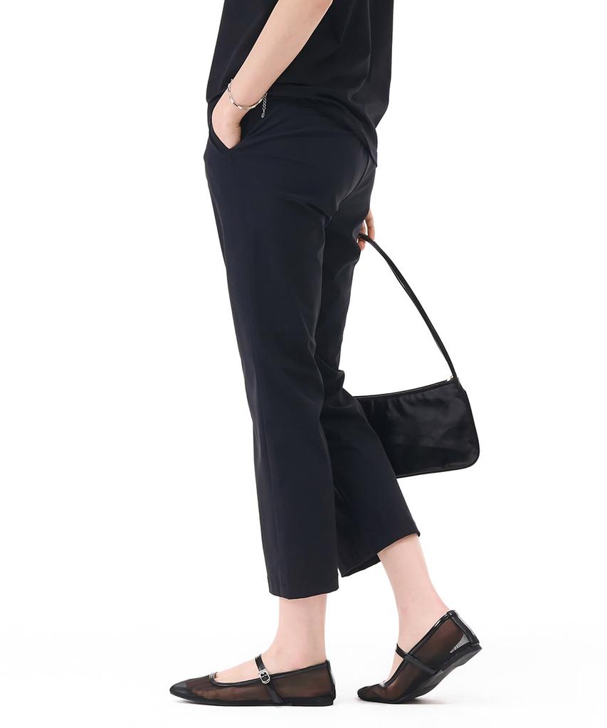 CHASECULT Women'S Coollike Crooked Bootcut Pants - Black